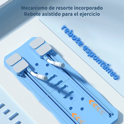 Ejercicio Abdominal Del Ejercitador De Empuje De Piernas Color Azul