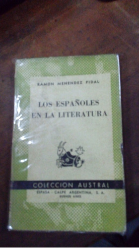 Libro Los Españoles En La Literatura