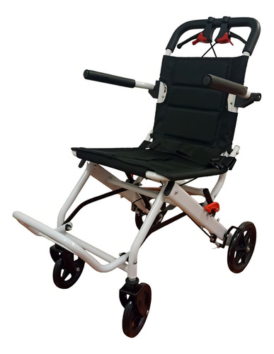 Silla De Traslado Plegable Ecg09 Color Blanco