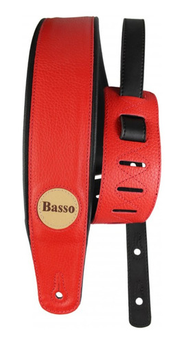 Correia Para Instrumentos Cla 05 Vermelho Basso