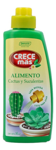 Crece Más Fertilizante Para Cactus Y Suculentas 345cc