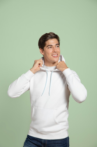 Hoodie De Algodón Reciclado De Hombre