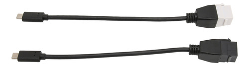 Cable De Extensión Tipo C, 2 Piezas A Conector Hembra A Hemb