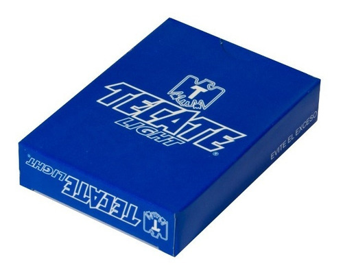 Baraja Poker Tecate Light: 100% Plástica