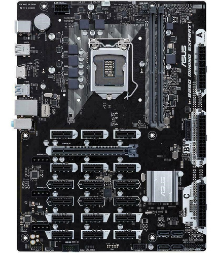 Tarjeta Madre Asus B250 Mining Expert  Socket 1151