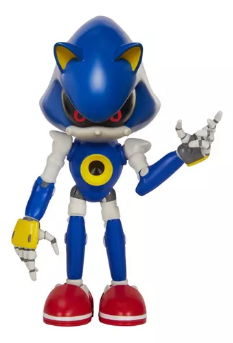 SONIC Coleção Action Figure com 6 Bonecos do Mercado Livre Super Sonic  Metal Sonic Amy Knuckles Tail 