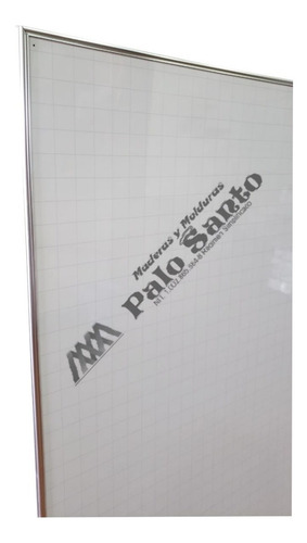 Tablero Acrilico Cuadriculado (2.44x1.23) Perfil En Aluminio