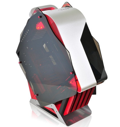 Caja Gabinete Iceberg Beast-m - Roja - E-atx - 4 Ventiladore