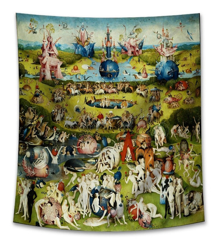 Imagen 1 de 7 de Lona Tapiz Arte Tarot Astrologia 1,30x1,50m Darshan Divino