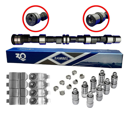 Kit Comando Tucho Balancim Omega 2.0 2.2 Alc Fixacao P/rotor