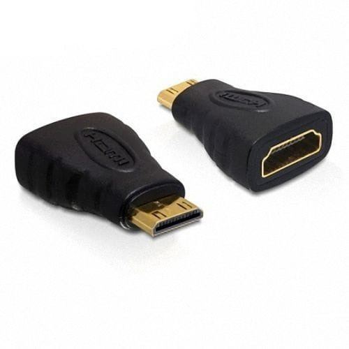 Conector Adaptador Hdmi Mini A Hdmi Hembra Normal Fh