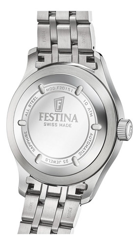 Reloj Festina F20151.c Hombre Analogico Swiss Made