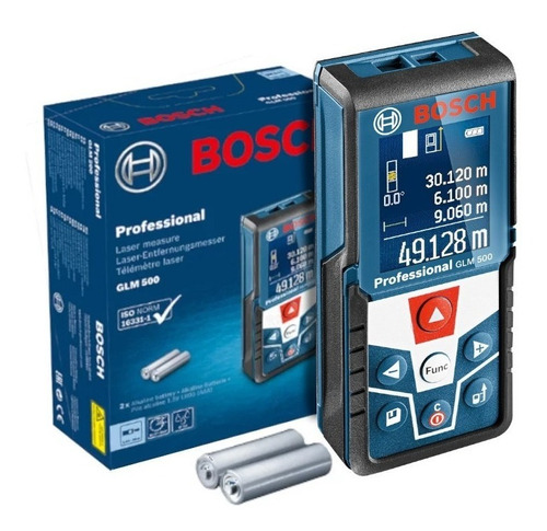 Trena À Laser Bosch Medidor De Distância 50 Metros - Glm 500
