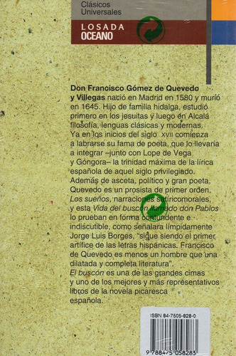 El Buscon - Quevedo - Losada .