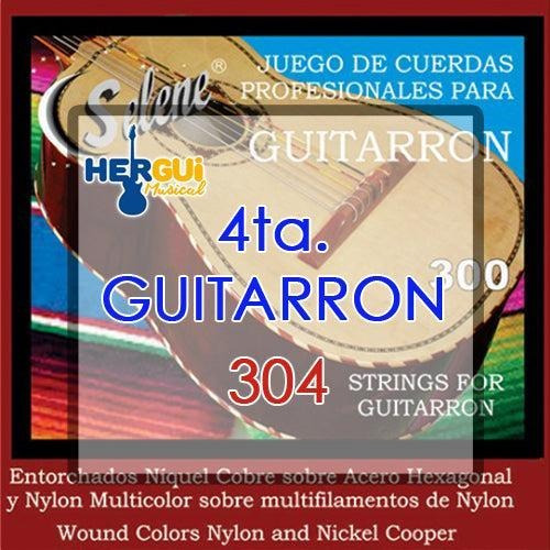 Cuerda 4ta Nylon Para Guitarron Selene 304