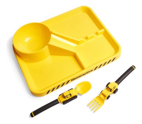 Juego De Comedor Dinneractive Para Niños - Utensilios Para N