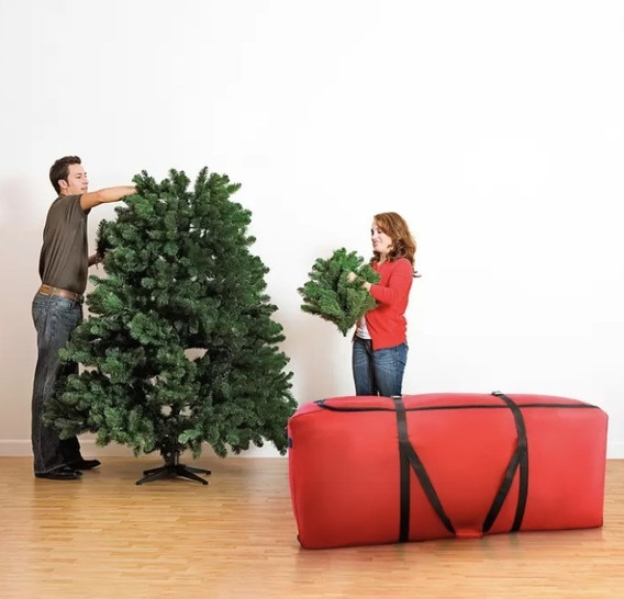mantiene tu árbol falso en pie y montado RNSUNH Bolsa de almacenamiento vertical para árbol de Navidad para árboles artificiales de hasta 6 pies de altura 