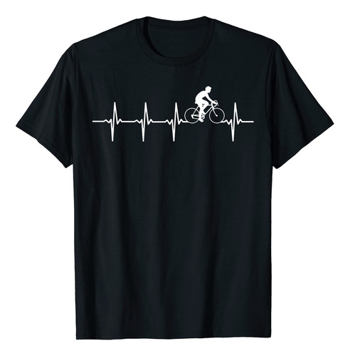 Camiseta Racing Cycle Heartbeat Para Ciclistas De Carreras,.