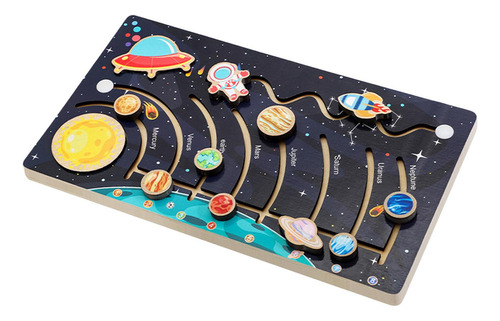 Planet Puzzle Toy Planet Matching Game Jigsaw Para Niños