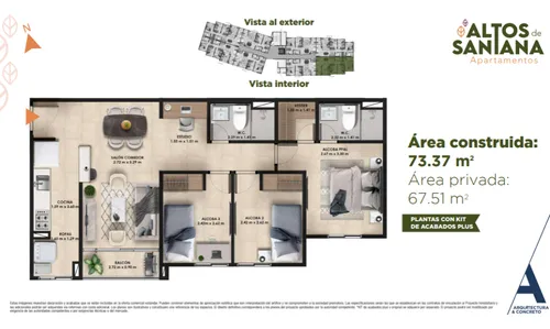 Apartamento En Venta En Ojo De Agua. Cod V1110007