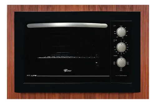Forno Elétrico De Embutir Fischer 48 Litros, Fit Line, 34493 Cor Preto