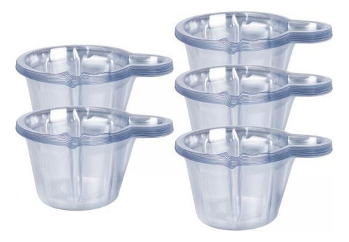 4 Paquete De 2-4 Vasos Mezcladores De Plástico, 4 Piezas