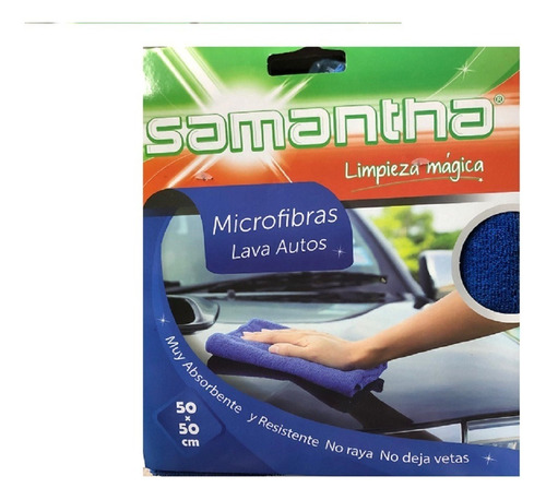 Paño De Microfibra Samantha Para Auto 50 X 50 Cm