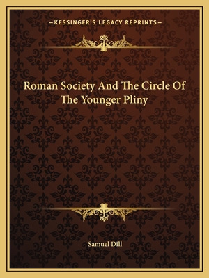 Libro Roman Society And The Circle Of The Younger Pliny -...