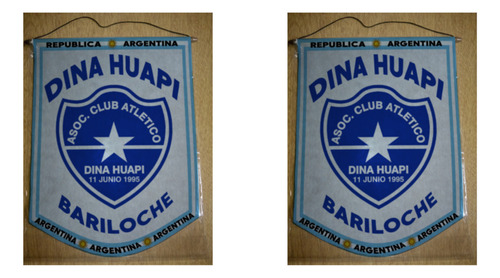 Banderin Mediano 27cm Club Atlético Dina Huapi Bariloche