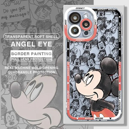 Funda De Teléfono Mickey Minnie Mouse Para iPhone 13 12 14 1