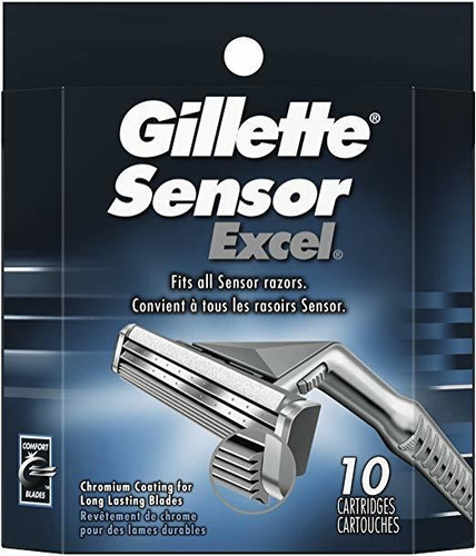 Cuchilla De Afeitar Gillette Sensor Excel Recargas De Los Ho