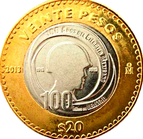 1 Moneda De 20 Pesos Ejército Mexicano Muy Circulada Regular