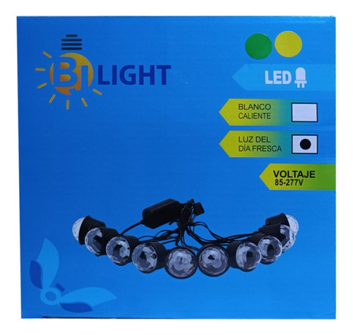 Extensiones De Foco Led Rgb 2w 10focos 8 Metros