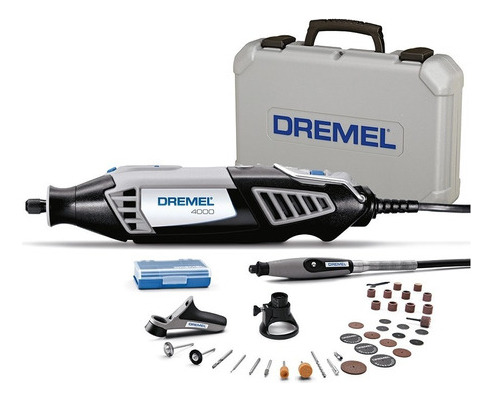 Dremel 4000 Mototool + 3 Aditamentos + 36 Accesrios +maletin