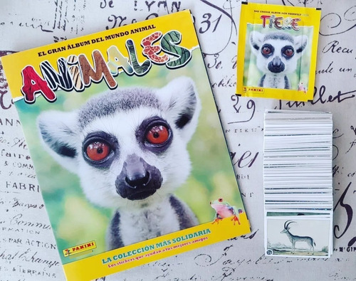 .- Album Animales Completo A Pegar Panini Nuevo