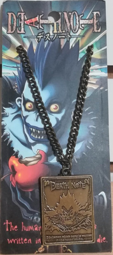 Collar Metálico Con Imagen De Ryuk Serie Anime Death Note