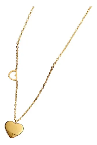 comprar Cientos De Amor Simple Collar De Acero De Titanio Clavícula
