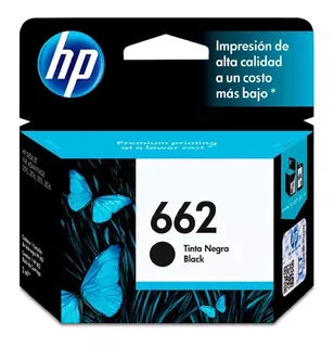 Cartucho De Tinta Hp 662 Original Negro Cz103al