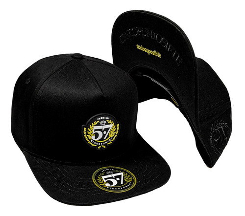 Gorra Emblema Black Cincopunto7