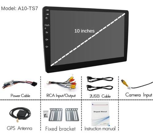Reproductor De Vídeo Multimedia Ts7 Car Radio Para Android A