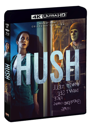 Movie Hush (2016) Edição De Colecionador 4k Ultra Hd + Blu-r