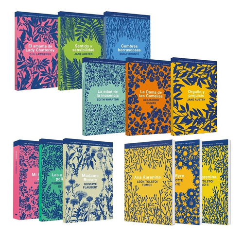 Clarín Colección Literatura Romántica Set 5 De 12 Libros