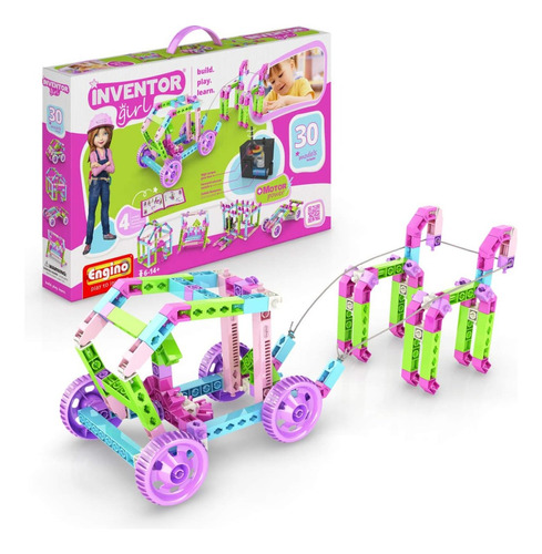 Inventor Girls 30 En 1 Motor Set Engino 160 Piezas Ig30