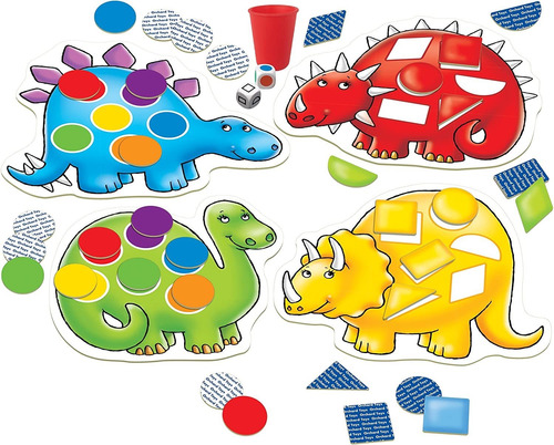Orchard Toys Dotty Dinosaurs - Juego Para Niños, Multicolor,