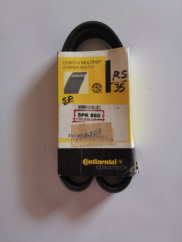 Correa Acanalada, Marca: Continental 5pk860