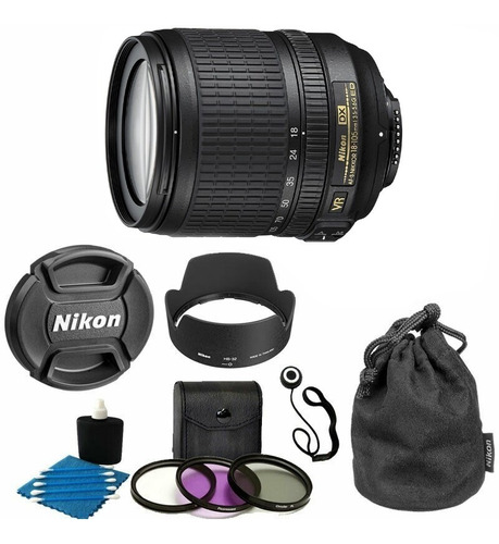 Lente Nikon Af-s Nikkor 18-105mm F/3.5-5.6g Ed Vr Dx En Kit