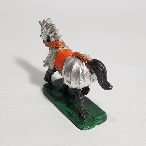 Antiguo Soldado Plomo Caballo Armadura Pintura Mag 61226 (Usado)