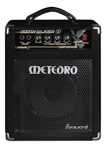 Amp Contrabaixo Star Black 8 Meteoro 30w Rms 8 Preto