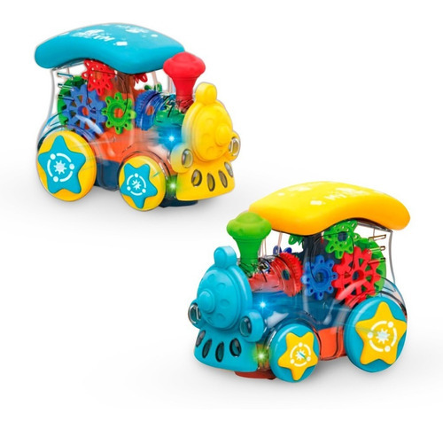 Trenzinho De Brinquedo Toyng Tech Gear Neon Train 46782 4