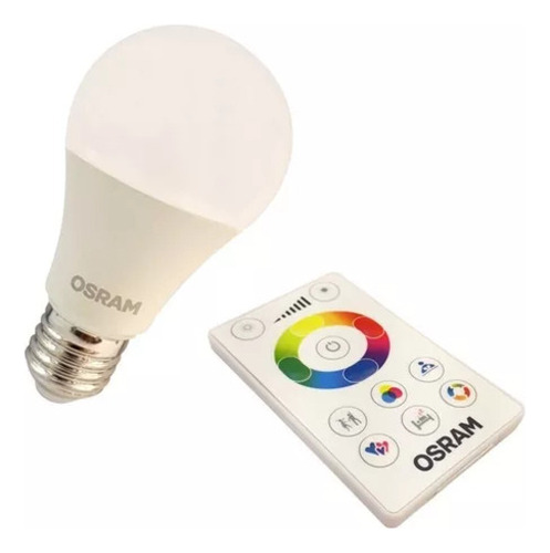 Refletor LED de controle remoto original Osram 7.5w Rgb Multicolor